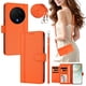 thumbnail image 2 of Funda Tipo Libro para Honor Magic 8 Pro con Ranuras para Tarjetas, Naranja, 2 of 6