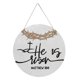 thumbnail image 1 of Pascua He Is Risen Puerta Signo Jardín Ventana Fiesta Religiosa Primavera Signo 30cm, 1 of 5