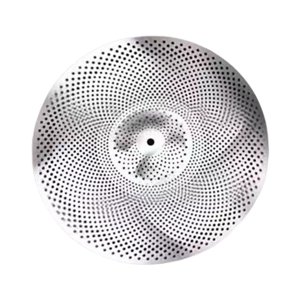 Bothyi - Platillo De Tambor Accesorios De Batería Resistentes Platillo De Práctica De Bajo Volumen Para Principiantes 18 Pulgadas