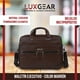 thumbnail image 2 of Maletín Cuero Luxgear Oficina Notebook Tablet 15.6 Pulgadas, 2 of 10