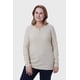 thumbnail image 1 of Polera Mujer Cuello V Rib Beige, 1 of 4