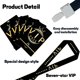 thumbnail image 2 of Cordones para gafetes LBLNUGURI 30 unidades negro y dorado, 2 of 7