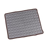 Magideal - Alfombrilla De Refrigeración Para Perros, Cojín De Refrigeración, Cojín Para Dormir Para Cachorros, Manta De Refrigeración Transpirable Para Mascotas, Cafe M
