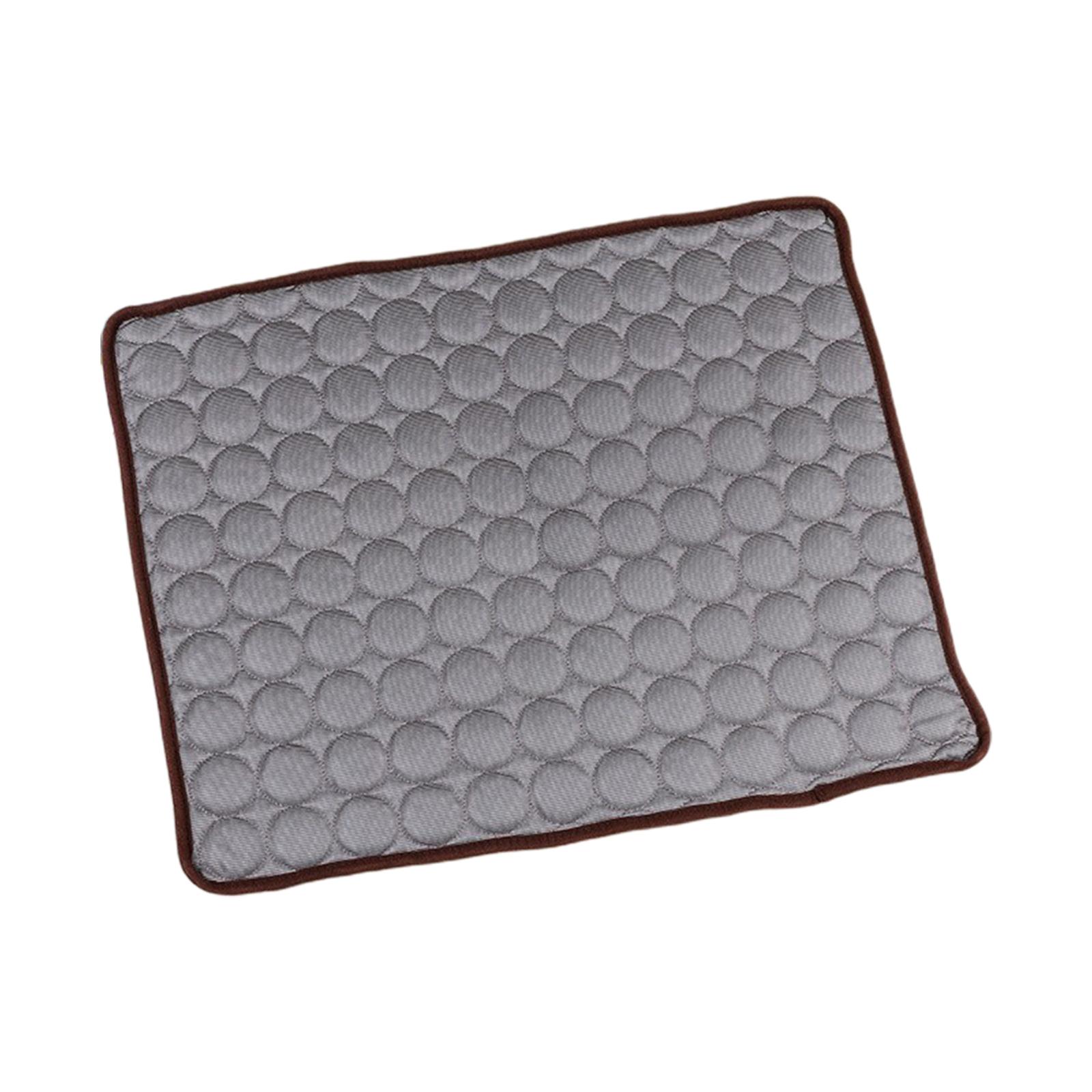 Magideal - Alfombrilla De Refrigeración Para Perros, Cojín De Refrigeración, Cojín Para Dormir Para Cachorros, Manta De Refrigeración Transpirable Para Mascotas, Cafe M