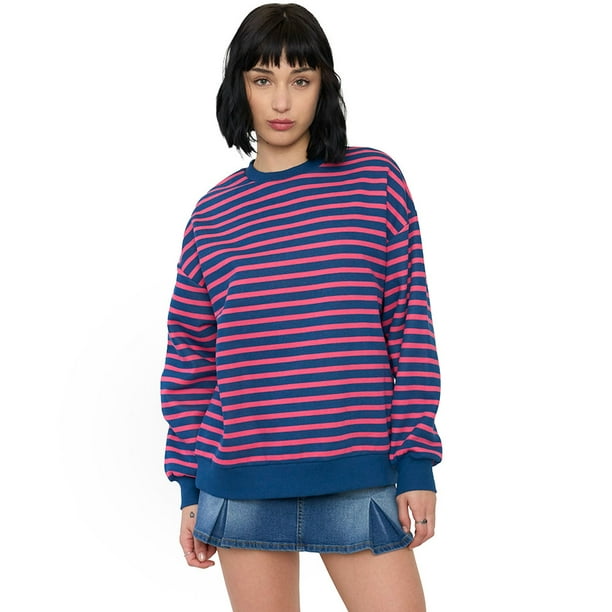 Polerón Mujer Oversize Fucsia Corona