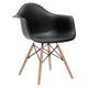 thumbnail image 2 of Butaca Eames Daw C/Brazos Replica Negro, 2 of 4