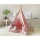 thumbnail image 2 of Tipi RONGFA 120 x 120 x 150 cm Algodón Pompones Rosa, 2 of 3
