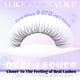 thumbnail image 3 of Extensiones de pestañas ALICE Natural Lash Clusters 10-14 mm, 3 of 8