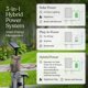 thumbnail image 2 of Luces de cadena Brightech 8 m Solar/Enchufe impermeables LED, 2 of 8