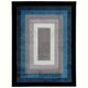 thumbnail image 1 of Alfombra Frise Carved Florida D1 133x180 Cm Azul, 1 of 2