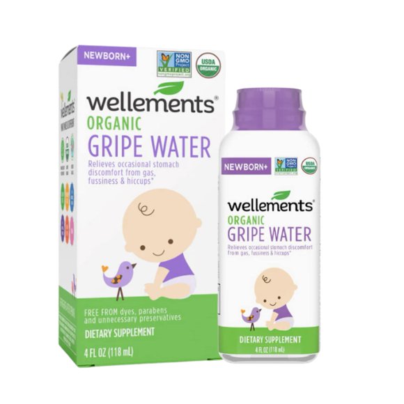 Gripe Water Wellements Organic 120 ml con manzanilla e hinojo