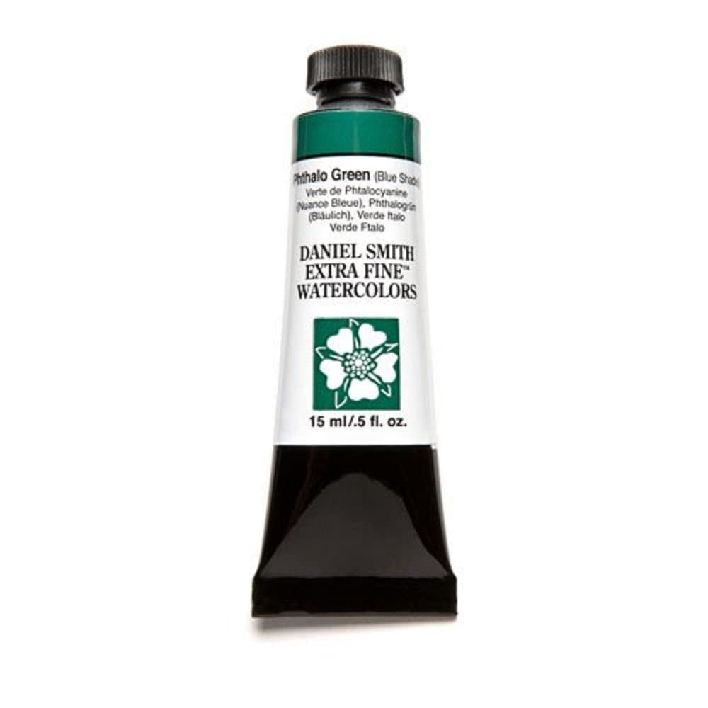 Pintura Acuarela Daniel Smith Extra Fina, 15 Ml, Color Verde Ftalo