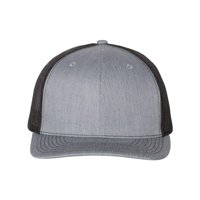 R Richardson - Gorra Richardson 112 Trucker Snapback Heather Gris/Negra
