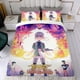 thumbnail image 4 of Jentry Chau vs. El Inframundo Conjunto de sábanas temático, trío de piezas, cómodo y amigable con la piel, diseño único, regalo de decoración para el hogar para familiares, amigos y fans,173cm *218cm, 4 of 6