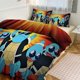 thumbnail image 1 of Squi_rtle Print Bedding Set Pattern Duvet Cove Set 3 Pieces 1 Quilt Cover And 2 Pillowcases for Women Men Teens, 1 of 5