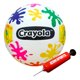 thumbnail image 1 of Pelota de Fútbol Crayola Talla 5 Diseño Salpicadura de Tinta para Niños, 1 of 6