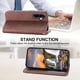 thumbnail image 3 of Funda Flip FOXDOCK para Samsung Galaxy A36 , Estilo Billetera con Diseño Rombo, Correa de Mano y Soporte, Uso Diario, 3 of 6