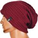 thumbnail image 2 of Gorra Slouchy Beanie VECRY de punto a ganchillo rasta para hombre y mujer, 2 of 4
