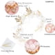 thumbnail image 5 of Diadema de princesa con flores de cristal y perlas de imitación, accesorio para el cabello de novia de aleación con diseño floral, ideal para comunión, boda, graduación y fotografía para niñas y mujer, 5 of 6