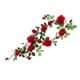 thumbnail image 2 of 6 Pies Flor Artificial Seda Rosa Hoja Guirnalda Vid Casa Boda Jardín Decoraciones Rojo 11 Cm, 2 of 5