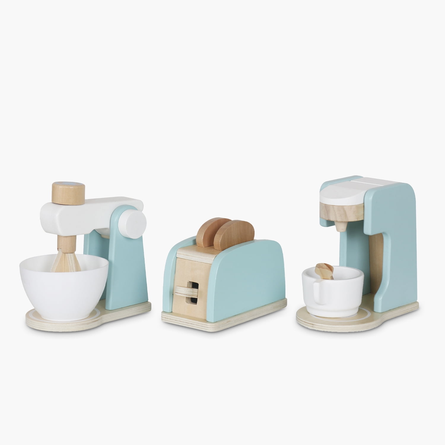 Form Design - Set De Electrodomésticos Infantiles De Madera Sabrina Turquesa