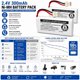 thumbnail image 3 of Batería Cerepros BT162342 BT262342 2.4V 300mAh Pack 2 VTech, 3 of 3