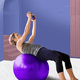thumbnail image 4 of Pelota de ejercicio, pelota de equilibrio con bomba para yoga, pilates, estiramientos, fitness, gimnasio en casa, entrenamiento., 4 of 5