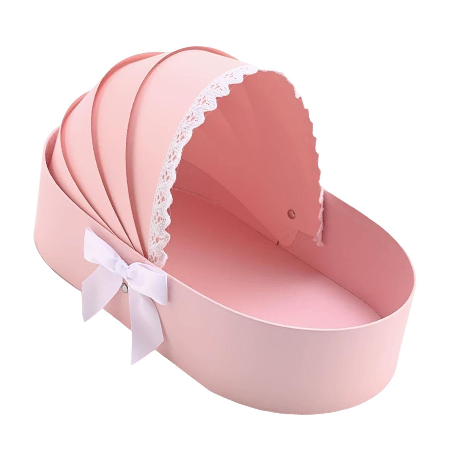 Magideal - Box Cunstle Floral Basking Caja De Embalaje De Flores Para Flor Arrilos De Flores Dulces Caja De Cartón , Rosa