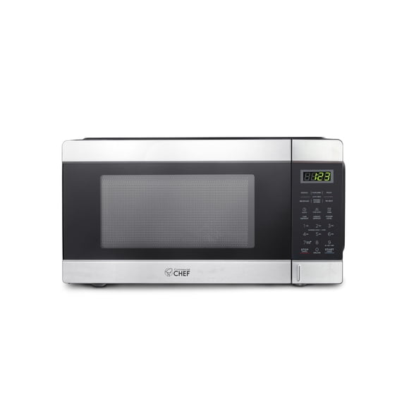 Microondas Comercial CHEF 1.1 Pies Cúbicos 1000W Acero Inoxidable