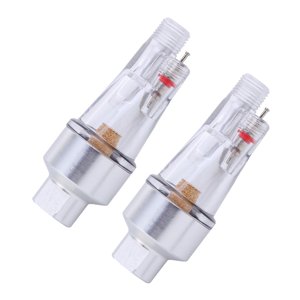 Magideal - 2 Piezas Airrush En Línea Terreno De Pulverización De Pintura De Separador De Agua Ligero De Accesorios De Aerógrafo De Aerógrafo Fiesta De Aceite De