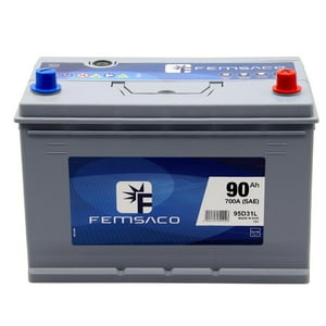 Genérico - Bateria Femsaco 90Ah Positivo Derecho Normal 630 Cca Gris Oscuro