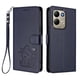 thumbnail image 1 of Xiaomi Redmi 17 4G/5G Funda Billetera con Estampado de Gato, Azul, 1 of 6