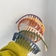 thumbnail image 4 of 6 diademas con forma de diente de tiburón en zigzag, de tela dura, con forma de onda, de plástico, accesorio para el cabello., 4 of 5