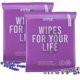 thumbnail image 1 of Body Wipes HyperGo XL 12x12 para limpieza corporal completa sin enjuague, 1 of 9