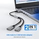 thumbnail image 2 of Cable Divisor Usb Usb Y Splitter Adapter 2 0, 2 of 6