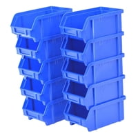 Ioensy - Cajas De Almacenamiento De Paquetes Resistentes De 10 Uds. Contenedores De Plástico Para Taller