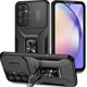 thumbnail image 1 of Funda Armada para Samsung Galaxy A55 5G con Tapa Deslizante y Soporte Magnético Giratorio Negro, 1 of 5