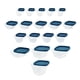 thumbnail image 3 of Set Contenedor Cuadrados Polipropileno 18 Piezas Azul Oscuro, 3 of 7