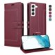 thumbnail image 1 of Premium Wallet Case for Samsung Galaxy S23 with Card Slots & Kickstand, Flip Cover Red, 1 of 6