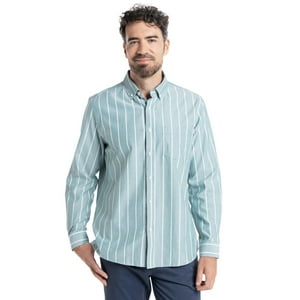 Truval - Camisa Oxford Listada