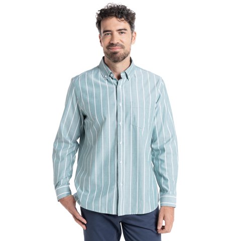 Truval - Camisa Oxford Listada