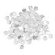 thumbnail image 1 of La flor hecha a mano de la etiqueta 100pcs florece la joyería pendiente que hace el blanco de plata, 1 of 3