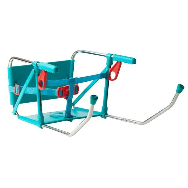 SILLA  COMER PLEGABLE BEBE CLAK 2.0 TURQ