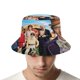 thumbnail image 4 of Willy Wonka Sombrero bucket para adultos, gorra de protección solar, sombrero de pescador plegable para viajes al aire libre, pesca y actividades de verano, 4 of 6