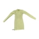 thumbnail image 4 of Vestido Ajustado Elástico Con Mangas Y Cremallera Lateral Para Mujer, Escala 1/6, Color Verde Claro, 4 of 5