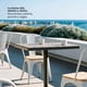 thumbnail image 5 of Pack 4 Sillas Comedor Terraza Exterior Tolix Metal Madera Natural Apilables Industrial Blancas, 5 of 8