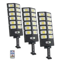 Pack X3 Reflector Solar Eoland 400W Led Con Sensor De Movimiento Exterior Ip65