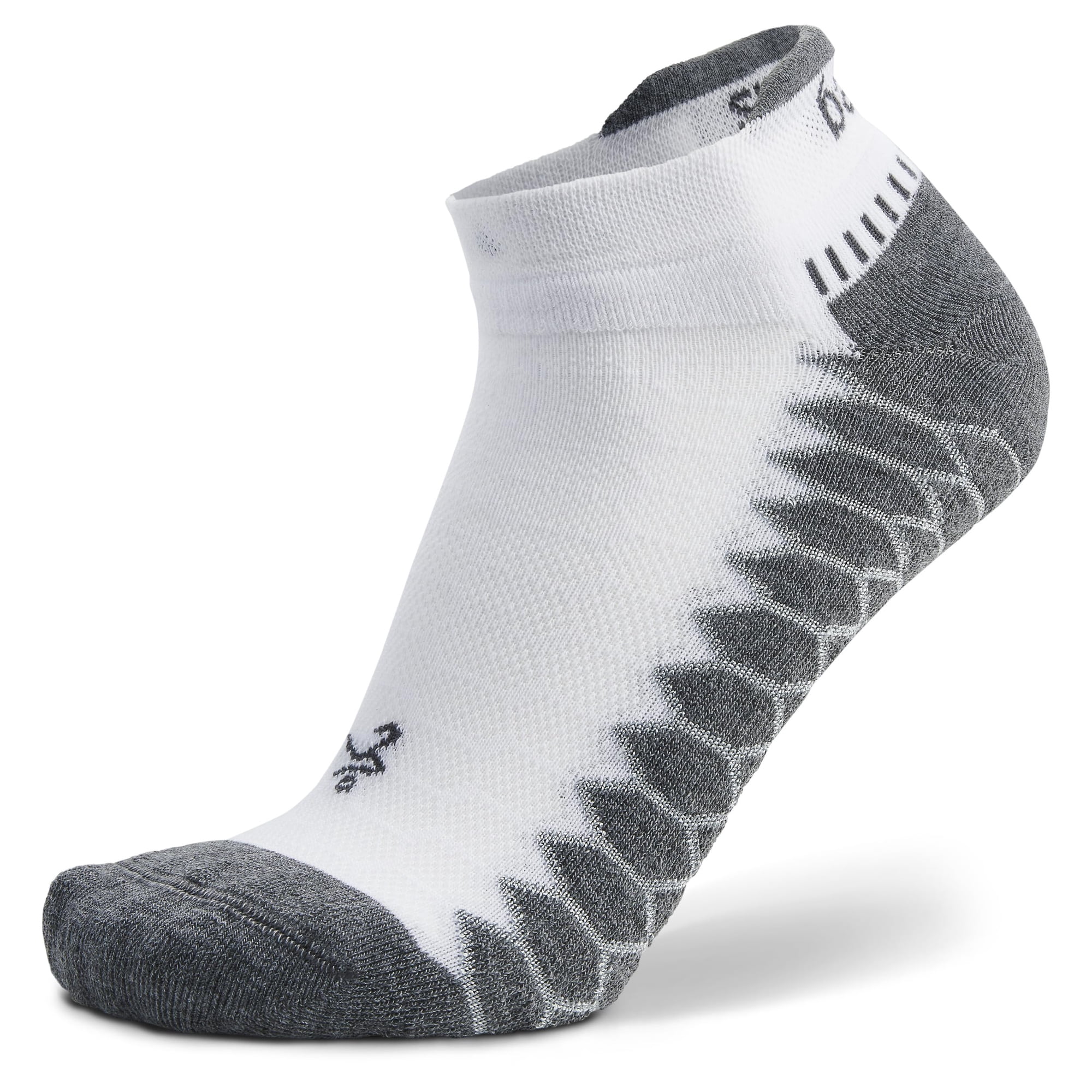 Calcetines Balega Silver Compression No Show Deportivos Blancos Talla L