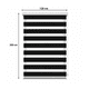 thumbnail image 2 of CORTINA ENROLLABLE ZEBRA PREMIUM NEGRA- 120x200 CM, 2 of 3