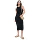 thumbnail image 1 of Vestido Mujer Largo Rib Negro Corona, 1 of 5